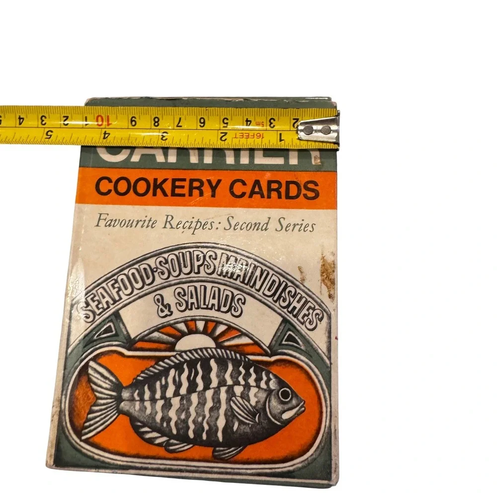 Robert Carrier‎ Cookery Cards Recipes Second Series Seafood 20 Cards Boxed 1967